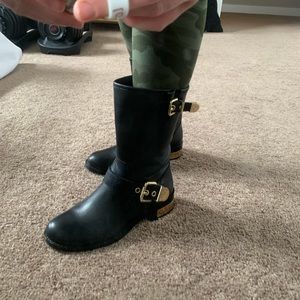 Vince Camuto Biker style leather boot